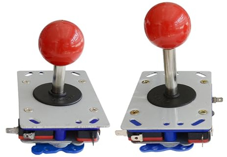 Msioytog Spiel Joystick Set, rutschfeste Muttern Design und starke Stahlwellen, allgemein, einfach zu bedienen für Schränke, nicht rutschfeste Muttern Controller
