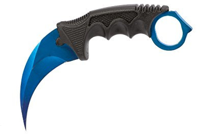 CSGO Karambit - Blue Steel - Legal Messer Skin Scharf Counter-Strike Global Offensive Sammlerstück - Bundle - Ariknives
