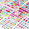 Meafeng Glitzersteine Selbstklebend, 1200+ Stück 3-14mm Strasssteine zum Basteln Aufkleben Schmucksteine Kristall Aufkleber Juwelen Glitzer Sticker für Kinder Handwerke, Nägel, Verschiedene Formen