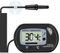 Zacro Termómetro Acuario - LCD Digital Termómetro Acuario con Ventosa y Sonda de Inmersión para Acuario, Terrario