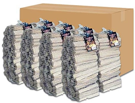 H-O Anfeuerholz Netze a 3 Kg, Anzündholz, Holzstücke, trocken, sofort einsetzbar (8 * 3kg)
