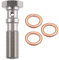 X AUTOHAUX M10x1.0 Filetage Turbo Frein Conduite Banjo Boulons Double Banjo Boulon 38mm