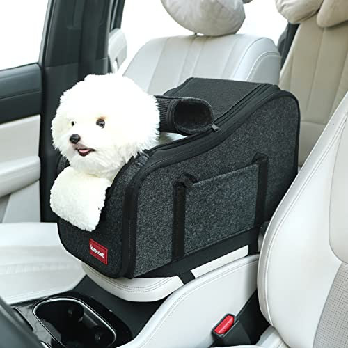 Siège de voiture console centrale pour chien, siège de voiture pour petits chiens, animaux domestiques et chats