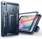 Dexnor Funda Compatible con Samsung Galaxy Tab S6 Lite [Protector de Pantalla Incorporado y Soporte], Cubierta Protectora antisísmica de Grado Militar Pesado para Samsung Tab S6 Lite - Azul Marino
