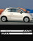 Adesivo auto Strisce decorative, set di adesivi a strisce laterali per Fiat Abarth 500 595 (white)