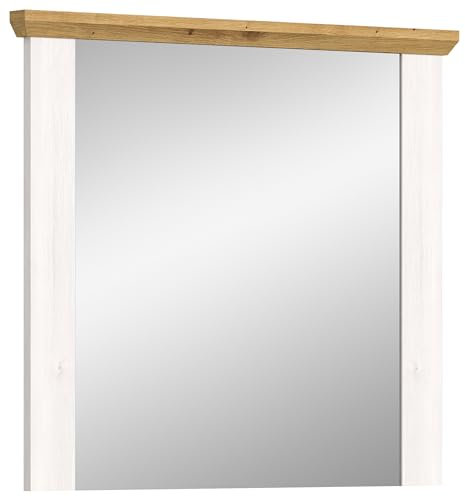xonox.home Garderobe Verona Spiegel Wandspiegel Flurspiegel Dekospiegel in Sibiu Lärche Nb. Absetzung Artisan Eiche Nb. ca.82x70x4 cm
