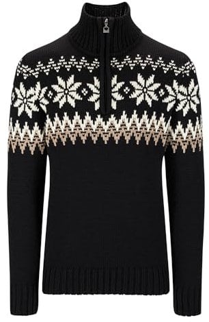 Dale of Norway Myking Herren Pullover - Pullover für Männer - Pullover aus 100% Merinowolle - Regular Fit Herren Pullover und Pullover - Herren Strickpullover mit detaillierten Mustern, Gr. L