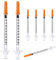 100 x 0.5 ml/cc Plastiktube 30G (0,3 x 8 mm), Mehrzweck-Messwerkzeuge, Laborzubehör, Einzeln verpackt (30G x 5/16)