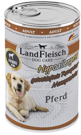 Landfleisch Dog Care Hypoallergen Pferd | 6X 400g
