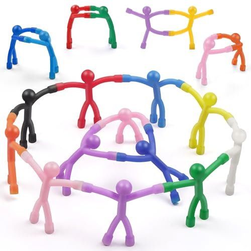 Grtard 10 Pack Fridge Magnetic Men, Magnetic People, Colorful Magnets for Ages 15+, Funny Magnets Flexible Magnets Fun Magnet for Whiteboard, Cute Magnet for Refrigerator, Office, Locker Decor