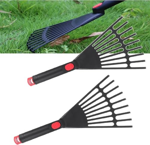 Hand rake,Garden pitchfork Rake Head, Garden pitchfork Hand Rake Garden Tool- 2024 New Rake Leaves Tool, Garden Tools Cultivator Hand Rake