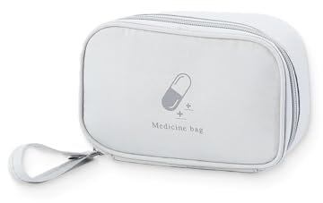 JEYORZY 1 Piezas Botiquin Viaje, Kit Primeros Auxilios, Botiquin Coche, Mini Vacío Botiquín de Primeros Auxilios, Bolsa de Medicina Portátil, Mini Kit Primeros Auxilios Viaje, Botiquin Viaje Pequeño