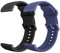 WalkerFit 2 Pack Bracelets de Montres Silicone 22mm, Bracelet en Silicone Liquide Soupl, Remplacement Dégagement Rapide, Compatible Montre Connectée pour Femme Homme, Noir Bleu