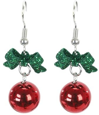 Weihnachtsohrringe Silber 925 Ohrstecker Damen Mädchen Glitzer Weihnachten Ohrringe mit Weihnachtsmotiv, Weihnachtsbaum, Rentiere, Schneemann, usw. zur Auswahl