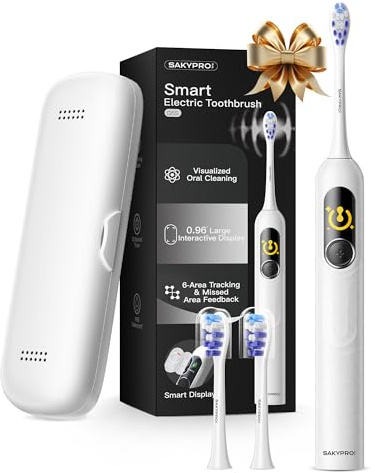 SAKYPRORAL Smart Elektrische Zahnbürste G5S Weiß