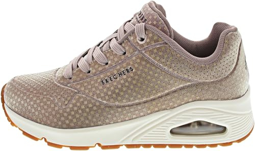 Skechers Women's Uno-Disco Nite Sneaker, Rosegold, 4.5 UK
