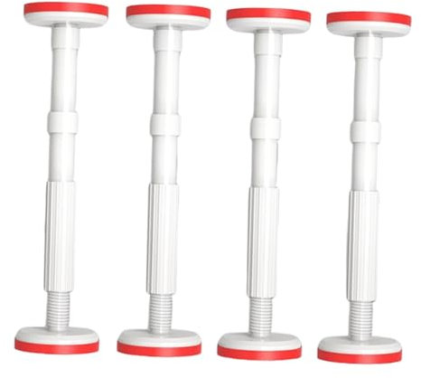 Kuntesetty 4 Soportes Ajustables para Fregadero Bajo Encimera, Patas de 18 a 43 Cm para Muebles de Cocina Y Sofá
