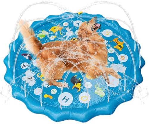 Hund Pool Paddling Für Haustiere Sprinkle And Splash Water Play Mat Baby Pool Sprinkler Fun Backyard Fountain Play Mat For Baby Girls Boys Children Pet
