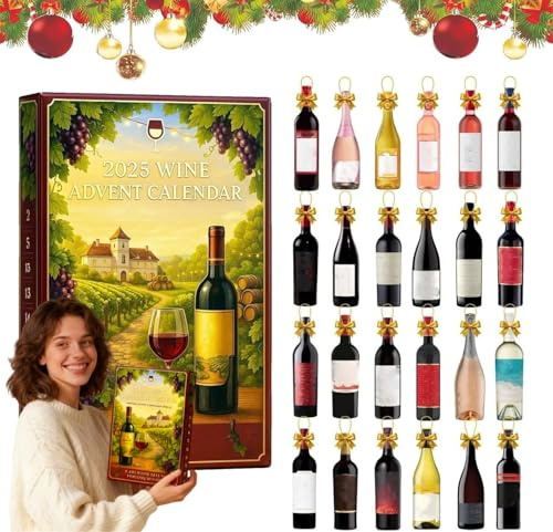 Adventskalender 2025 mit Wein & Whisky – Exklusive Alkohol Verkostung, 24 Tage Genussreise durch internationale Spirituosen, Japanische Edition, Limitierte Weihnachtsgeschenkidee für Erwachsene (1PCS)