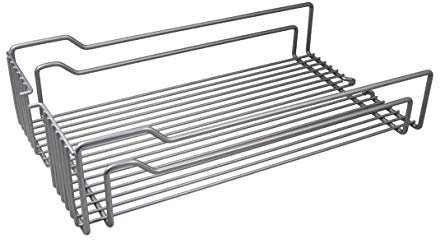 GedoTec Einhängekorb für Kesseböhmer Hoch-Schrank Dispensa | Einhängeboden für 30er Apothekerschrank breite | 250 x 467 x 110 mm | MADE IN GERMANY | 5 Stück - Drahtkorb für Apotheker-Auszug Küche