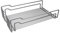 GedoTec Einhängekorb für Kesseböhmer Hoch-Schrank Dispensa | Einhängeboden für 30er Apothekerschrank breite | 250 x 467 x 110 mm | MADE IN GERMANY | 5 Stück - Drahtkorb für Apotheker-Auszug Küche