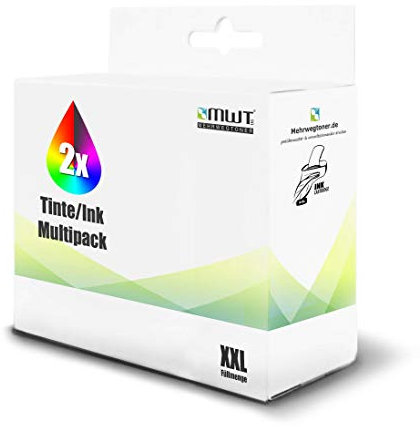 2X MWT Tintenpatronen für HP Fax 1240 wie 57 NO57 Color Blau Rot Gelb Druckerpatronen Cartridges