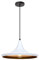 LEDKIA LIGHTING - Pendelleuchte Presley | Traditionelles japanisches Design | Höhenverstellbares Kabel | E27 Fassung | Ø35 cm, Weiß, Aluminium