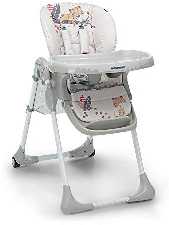 Foppapedretti, Meeting Hochstuhl, für Kinder von 6 bis 36 Monaten (bis zu 15 kg), Baby Tiger