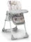 Foppapedretti Seggiolone Meeting, bambini da 6 mesi a 3 anni (fino a 15 Kg), Seduta/Poggiapiedi/Schienale Regolabili, Cesto Porta Oggetti, Stabile e Confortevole, con Imbottitura Lavabile, Baby Tiger