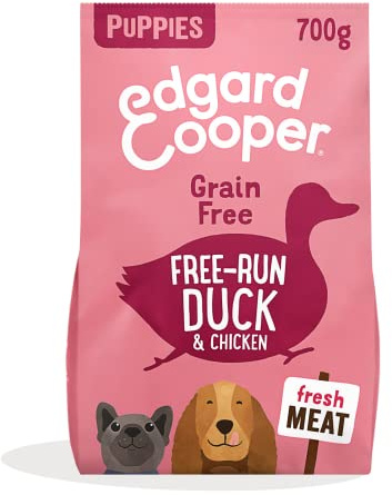 Edgard & Cooper Cereal Free Junior Hundefutter 700g Frische Ente & Huhn, gesundes, schmackhaftes und ausgewogenes Futter, hochwertiges Protein
