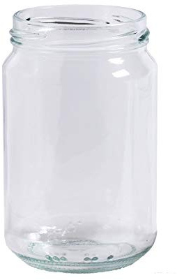 24 Pots Verre 500g (370ml) avec Couvercle to 63 Miel Confiture