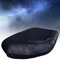 Schlauchboot Bootabdeckplane, Wasserdicht Staubdicht UV-Beständig Persenning Boot, Bootsabdeckung Schützen sie ihr Schiff, 210D Oxford Stoff, Bootspersenning ( Color : Black , Size : 380*94*46cm )