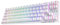 LTC NB681 Nimbleback Wired 65% Layout Mechanical Keyboard, RGB Backlit Ultra-Compact 68 Keys Gaming Keyboard with Hot-Swappable Liner and Quiet Red Switch and Stand-Alone Arrow/Control Keys，White