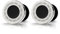 6MM Kreis Ohrstecker für Herren mit Griechischen Schlüsselmuster und Schwarzer Emaille. Ohrringe. Herren Ohrschmuck