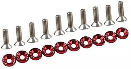 SPEDWHEL Lot de 10 vis de fixation pour scooter électrique Dualtron 1 2 3 Thunder Eagel Ultra Zero 9 KAABO pièces (rouge)