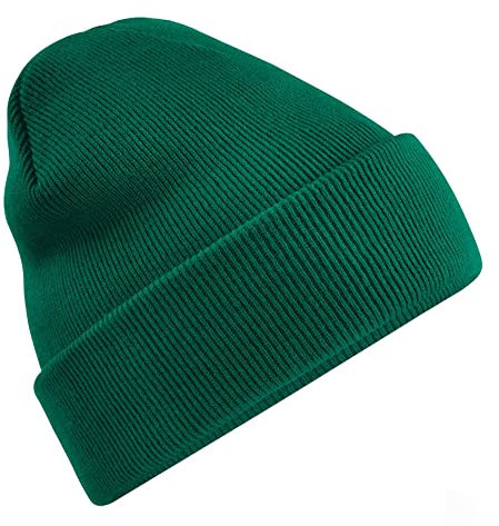 Beechfield B45R Recycled Original Cuffed Beanie - Bottle Green