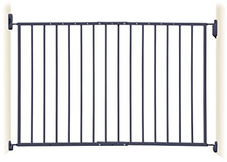 Dreambaby Arizona Extenda Baby Safety Gate -Hardware Mounted Gates - Adjustable Width from 68-112cm & 68cm in Height - Swings Open from both Direction - Charcoal - Model G9206BB