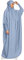 Saibit Damen Kleid Muslimisches Einteiliges Gebetskleid für Damen Abaya Kleid Islamischer Naher Osten Dubai Türkei Maxi Abaya Kaftan mit Hijab Kleid in voller Länge, Blau, Einheitsgröße