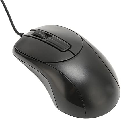 ASHATA Wired Esports Gaming Mouse for PS2, 3 Buttons Cord Console Gaming Mice for Gamer Designer, Plug and Play