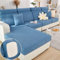 TOPCHANCES Sofa Sitzkissenbezüge - Soft Stretch Sofa Cover Sofa Kissenbezüge, Sofa Sitzbezüge Couchbezüge L Form, Couch Kissenbezüge Sofa Slipcover (Blau Weben)