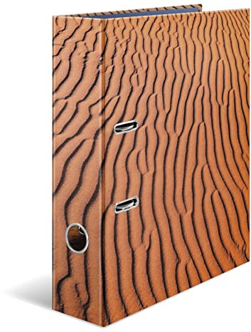 HERMA Ordner A4 Natur Sand Wüste, 7 cm breit, Kinder Ringordner mit Motiv, bunter Aktenordner mit glänzender Veredelung und Innendruck für Jungen und Mädchen