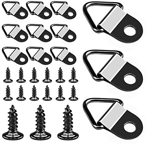 Sinofort 100 Pezzi Ganci per Quadri Muro Ganci Appendi Quadri Ganci Quadri Pesanti Gancio Quadro Appendi Quadro per Cornici per Foto Immagini Appese (Nero)