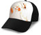 ASEELO Blue Shades Ombre Flowers Printed Adult Baseball Cap Clean and Versatile, for Men and Women, Traditionelle Koi-Karpfen mit Punkten, One size