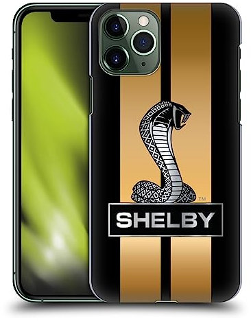 Head Case Designs Officially Licensed Shelby Gold Car Graphics Hard Back Case Compatible With Apple iPhone 11 Pro