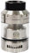 OSIRIS Mini RTA 25mm by VAPERZ CLOUD - Atomizador tanque reparable reconstruible Dual Coil - Control de flujo de líquido - Sin Nicotina (Silver)