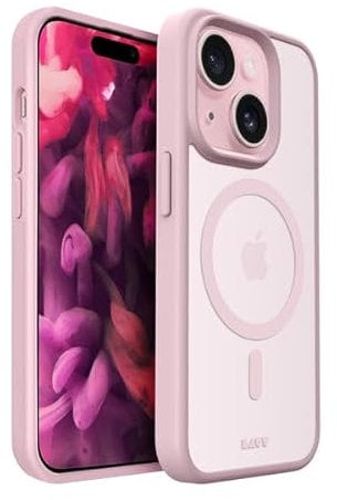 LAUT - HUEX Protect Hülle kompatibel mit der iPhone 15 Plus (6.7) - PINK