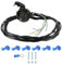Faisceau Attelage Remorque - Prise 7 plots 12V Femelle - Pré Câblé 2m - Fils 7x0.5mm² - pour Remorques et Machines agricoles