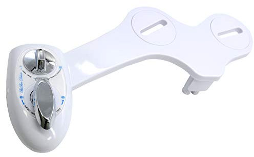 Dusch WC von BisBro | Bidet Einsatz für Toilette | Aufsatz für den Toilettensitz | Hilfreich gegen Hämorrhoiden | Taharet | Modell 2076