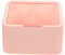 WESIEVYA Make-up- schmink aufbewahrung make-up aufbewahrung Wattestäbchen Make-up-Pad-Halter Wattepads Make-up-Organizer aus Baumwolle Fächer Wattepad-Etui Abs Rosa