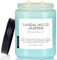 M&SENSE SandalwoodJasmin Duftkerze im Glas 550g 2 Baumwolldochte dekorative Kerze für Zuhause, Geschenk zur Entspannung 110 Stunden Brenndauer, saubere ungiftige Kerze natürliche Sojawachskerze